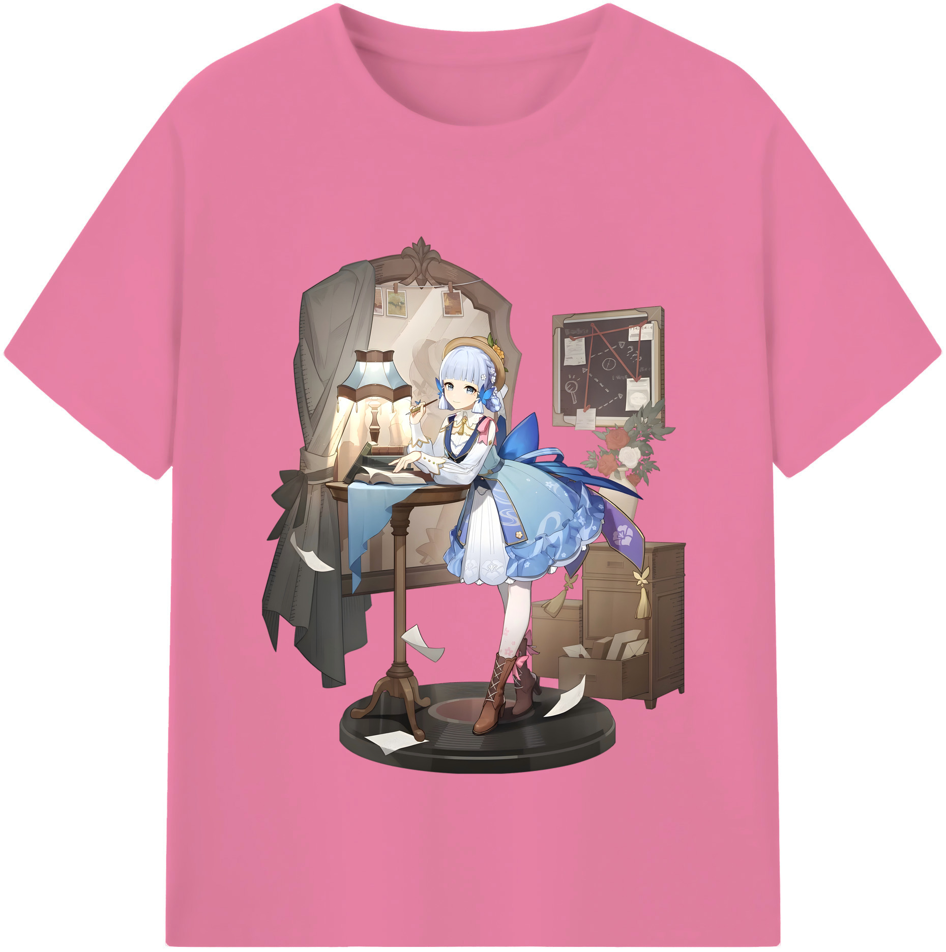 げんし神 神里綾華 神宮寺レン genshin Kamimiya Ren 綿100％半袖Tシャツ（フロントプリント）